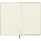 Moleskine - Carnet classique, grand format, uni, vert myrte, couverture rigide (5 x 8,25)-Papier 70 g/m2 sans acide ivoire ligné