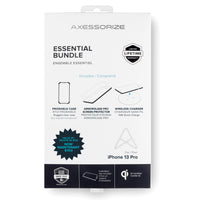 AXS - Kit iPhone 13 Pro - PROShield Case,Screen Protector,15W Quick Charge Wireless Charger-etui PROShield: Repond ou depasse la certification Militaire MIL-STD-810 - Repond ou depasse la certification Militaire MIL-STD - Teste contre les chutes de 6 pieds