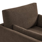 Modway - Wellfleet Slipcover Mélange de lin Fauteuil - Cacao-8