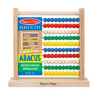 Melissa & Doug - Abacus-Cadre de comptage traditionnel avec des perles en bois colorées et éclatantes