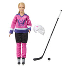 Mattel - Poupée de hockey Barbie Tim Hortons PWHL - Blonde-La poupée Barbie PWHL de Tim Hortons est un cadeau parfait pour tous les fans de hockey en herbe.