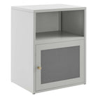 Modway - Covelo Fixation murale Table de chevet, Gris clair-Table de nuit Wall Mount