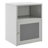 Modway - Covelo Fixation murale Table de chevet, Gris clair-Table de nuit Wall Mount