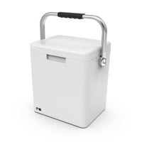 Permasteel - Glacière portable 14 pintes avec double option de transport - blanche-Capacité : 14 pintes