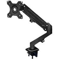 MotionGrey - Support de moniteur simple - Bras de fixation VESA pour écrans jusqu’à 28 po - Noir-Compatible avec les écrans de 13 à 28 po : conçu pour prendre en charge la plupart des moniteurs jusqu’à 28 pouces, avec des fixations VESA 75 x 75 mm ou 100 x 100 mm