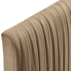 Modway - Eloise Velours de performance résistant aux taches Tête de lit jumelée, Taupe-7