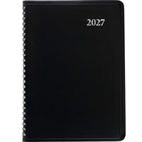 Staples - Agenda hebdomadaire/mensuel 2027 - 8 po H x 4 7/8 po l - noir - bilingue-14 mois : décembre 2026 à janvier 2028