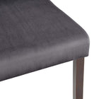 Modway - Prosper Velours rembourré Fauteuil d’appoint de salle à manger Ensemble de 2 - Gris-8