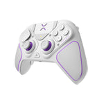 PDP - Playstation 5 Manette sans fil Victrix Pro BFG – Blanc-Avec le commutateur de mode, les joueurs peuvent choisir de jouer sur PS5, PS4 ou PC (en utilisant l’entrée X), tandis que le commutateur de connexion à l’arrière vous permet de basculer entre le mode filaire et le mode sans fil