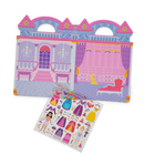 Melissa & Doug - Ensemble d’autocollants gonflés : Princesse - 67 autocollants réutilisables-Comprend 67 autocollants gonflants réutilisables