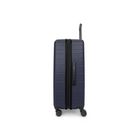 Bugatti - Hampstead Valise rigide à roulettes pivotantes de 30,5 po - Bleu marine-Roues pivotantes simples à 360 degrés pour un roulement sans effort, doux et silencieux