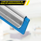 Gritt Commercial - Ensemble de nettoyage de vitres - Raclette pivotante de 14 po - Manche télescopique de 20 po-Longueur du manche : 20 po