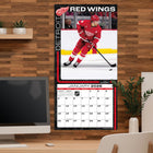 Turner Sports - 2026 Red Wings De Detroit Calendrier mural de l'équipe Mensuel - 30,5 cm l x 30,5 cm H - Anglais-Papier certifié FSC avec encres à base végétale