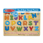 Melissa & Doug - Puzzle des Sons de l'Alphabet - 26 Pièces-Voyez et entendez l'alphabet avec ce puzzle des sons de l'alphabet en bois de 26 pièces, doté de lettres majuscules colorées