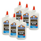 Elmer's - Colle scolaire lavable – 8 oz. - 6 paquets-Formule sûre, lavable et non toxique