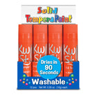 Kwik Stix - TPG60080-2 Bâtons de peinture à la tempera solide - paquet de couleur unique - orange - 12 par paquet - 2 paquets-La formule rapide à séchage en 90 secondes que vous adorez.
