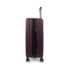 Bugatti - Bordeaux valise rigide à roulettes pivotantes – 26 po – Figue-Intérieur doublé avec panneau de séparation, poches pratiques et sangles de serrage pour garder le contenu organisé et en place