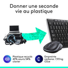 Logitech MK270 Combo Clavier et Souris Sans Fil pour Windows-Le MK270 combo avec batterie clavier de 36 mois et batterie souris de 12 mois, avec bouton marche/arrêt vous permet de tenir des mois sans penser à changer les piles