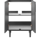 Modway - Augusta 24" Vanette de salle de bain - Gris blanc-Matchs non inclus