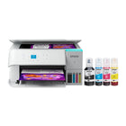 Epson - Imprimante multifonction couleur sans fil EcoTank ET-2980 à réservoirs d’encre géants - Blanc-RAPPORT QUALITÉ-PRIX INCROYABLE — jeu de bouteilles d’encre de rechange équivalant à environ 90 cartouches d’encre individuelles