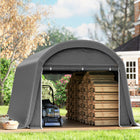 Outsunny - Abri portable 10 pi x 15 pi-Les piquets de sol améliorent la stabilité
