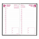 Brownline - 2026 Agenda quotidien de poche Traditional - 6 po x 3-1/8 po - Couleurs assorties - Anglais-Coins déchirables