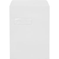 JAM Paper - Enveloppes à Fenêtre Ouverte avec Bande Autocollante, Blanc, 9 x 12, Paquet de 50-Enveloppes À fenÊtre ouvertes : ces grandes enveloppes sont parfaites pour envoyer des lettres, des factures, des relevés et tout autre courrier professionnel. vous économiserez du temps et de l'argent en adressant séparément des enveloppes individuelles, ce qui les rend parfaites pour la correspondance commerciale. il suffit de positionner l'adresse de manière à ce qu'elle soit visible à travers la fenêtre.