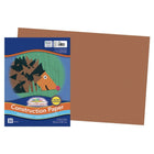 Prang - Papier construction, brun, 12 po x 18 po, 50 feuilles-Papier de construction épais en bois de pâte mécanique