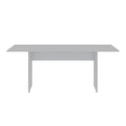 Manhattan Comfort - Table à manger moderne Nomad 172,5 cm - Blanc-Assemblage à domicile requis. Tout le matériel inclus