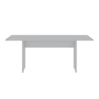 Manhattan Comfort - Table à manger moderne Nomad 172,5 cm - Blanc-Assemblage à domicile requis. Tout le matériel inclus