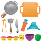 Play-Doh - Wok et Wonton, coffret de pâte à modeler-Préparez un sauté rigolo dans le wok : modelez des légumes et autres garnitures factices, puis placez le tout dans le wok pour faire semblant de cuisiner