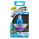 Crayola - Colourwhirls - Glace-COLOURWHIRL CRAYOLA : Défiez vos amis à une bataille créative avec l'ensemble Colourwhirls glace qui comprend une toupie, une poignée, un lanceur à rotation, un adaptateur, un anneau de fixation, 1 disque à colorier et 1 marqueur ultra-propre Crayola