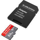 SanDisk - Carte microSD UHS-I Ultra Plus 64 Go-Transfert rapide de fichiers
