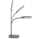 OttLite - Lampe de bureau LED Flexible Soft Touch - Clearsun - Gris foncé-Conçu spécialement pour vous aider à voir clairement et confortablement