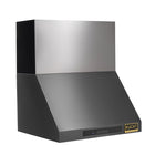 KUCHT KRH363A-C 36 po Hotte murale - 900 CFM - Gemstone-Cette puissante hotte de style professionnel assurera une ventilation adéquate de votre cuisinière Kucht de style professionnel à haute puissance BTU tout en fonctionnant silencieusement et proposant 3 niveaux de vitesse.