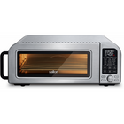 Salton - Pizzadesso four à pizza professionel avec friture à air - acier inoxyable-6 programmes de températures élevées : préchauffer, pizza régulière, pizza à croûte mince, pizza à croûte épaisse, rôtis épais, bifteck 