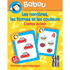 Éditions Caractère - Les nombres, les formes et les couleurs - Français-les cartes sont regroupées par thèmes ce qui a pour but d’aider l’apprenant à organiser et à mémoriser les concepts abordés