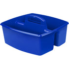 Storex - Grand chariot, Bleu, Paquet de 3-2 grands compartiments avec des mesures intérieures : 11,25 po de long x 4,25 po de large x 4,5 po de profondeur