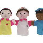 Get Ready Kids - Marionnettes d'aide communautaire - Paquet de 10-S'adapter confortablement à de petites ou de grandes mains