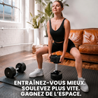 MotionGrey - Ensemble  de 2 haltères réglables V3 avec réglage rapide par rotation - 9 à 53 lb-9