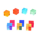 TickiT - Cubes de pierres précieuses - Lot de 10-Ressource Apaisante - Gardez les enfants occupés avec des couleurs et des lumières fascinantes. Ils produisent également des sons satisfaisants lorsqu'ils sont mis ensemble. Favorisez la concentration calme dans les stations sensorielles et les coins apaisants