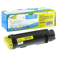 fuzion - Dell 3P7C4 (593-BBOZ) Cartouche De Toner Compatible - Rendement Haut - Jaune-Couleur d'encre: Jaune
