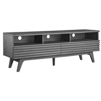 Modway - Render 60 po Meuble TV, Fusain-Meuble téléviseur moderne du milieu du siècle