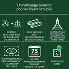 iRobot - Robot Roomba Max 705 avec station de vidage automatique-Élimine la saleté et la poussière. Élimine les poils d’animaux et plus encore grâce aux deux brosses anti-enchevêtrement en caoutchouc, à la brosse latérale, à la fonction d’augmentation de la puissance sur les tapis et à une puissance d’aspiration 180 fois plus intense (En mode Nettoyage ciblé avec la batterie pleine comparativement aux robots Roomba série 600)