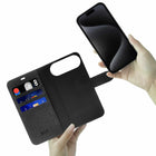 Blu Element - Étui Folio 2-in-1 MagSafe pour iPhone 17 Air - Noir-Ajustement précis avec accès facile à tous les ports