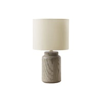 Monarch Specialties - Luminaire - 17 po H Lampe De Table - Résine Taupe - Abat-Jour Ivoire / Crème-Cette lampe de table de 17 pouces de haut est dotée d'une élégante base en résine taupe à l'aspect bois naturel et d'un abat-jour en tissu ivoire, ce qui en fait la pièce d'accentuation parfaite pour un salon décontracté ou haut de gamme, une chambre à coucher ou un espace de bureau