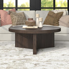 Hudson&Canal - Table basse ron Holm 91 cm (36 po) - Brun aulne-Nettoyer avec un chiffon doux et sec, sans produits chimiques agressifs ni produits de nettoyage abrasifs