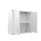 Manhattan Comfort - Ensemble de 2 armoires de garage modernes Fortress 30" - Blanc-10