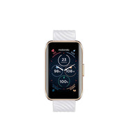Motorola - Montre intelligente MotoWatch 40 - 45 x 30mm - avec moniteur de fréquence cardiaque - Or Rose-Dotée de fonctionnalités comme le suivi du sommeil et de la fréquence cardiaque en continu, elle vous offre des informations utiles sur votre santé et vous aide à prendre de meilleures décisions.

