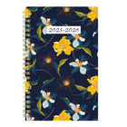 Blueline - 2025-2026 agenda académique hebdomadaire/mensuel - 8 po x 5 po - Collection Blossom - Bilingue-Calendrier mensuel au début de chaque mois